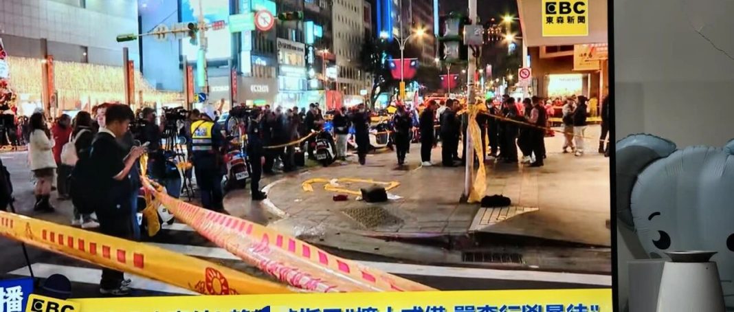 台北捷運中山站惡性事件!男子持刀隨機砍人並投擲煙霧彈